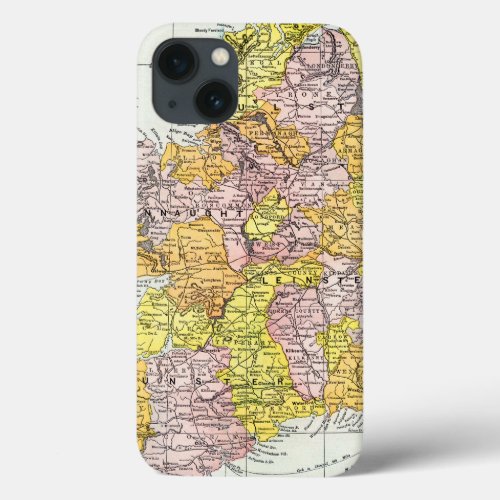 MAP IRELAND c1890 iPhone 13 Case