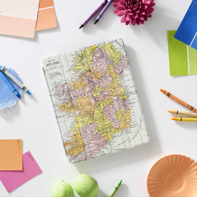 MAP: IRELAND, c1890 iPad Smart Cover (In Situ)
