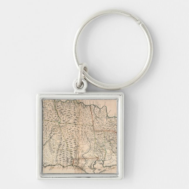MAP: JAMAICA, 1755 2 KEYCHAIN (Front)