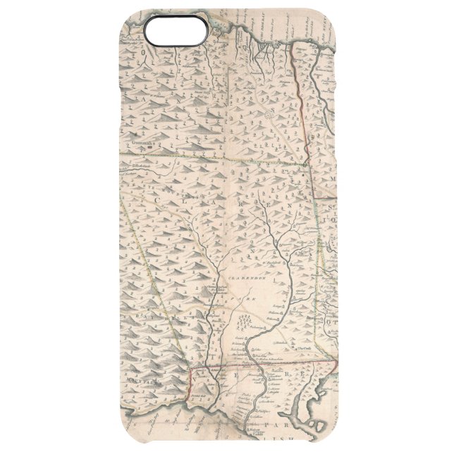 MAP: JAMAICA, 1755 2 UNCOMMON iPhone CASE (Back)