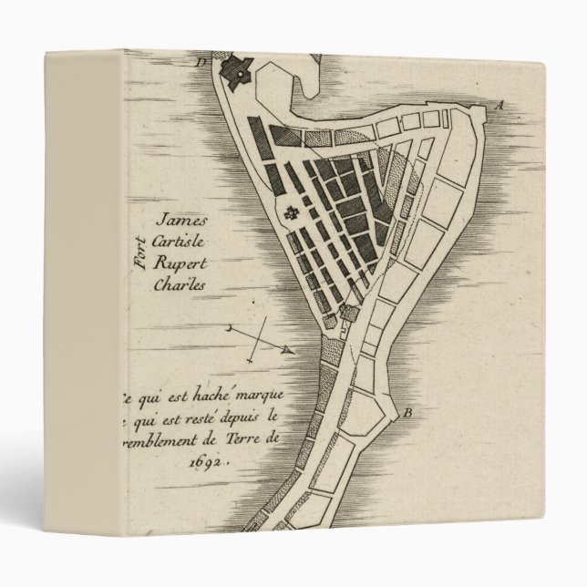 MAP: JAMAICA, 1755 BINDER (Front/Spine)