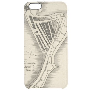 MAP: JAMAICA, 1755 CLEAR iPhone 6 PLUS CASE