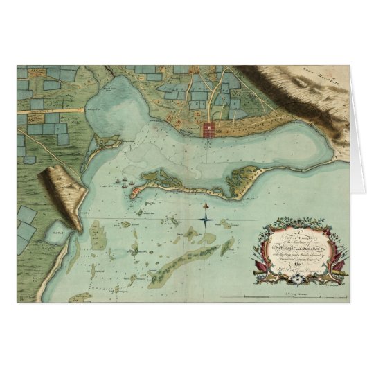 MAP: JAMAICA, 1756 CARDS (Front Horizontal)