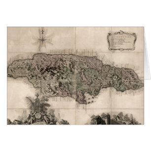 MAP: JAMAICA, 1763