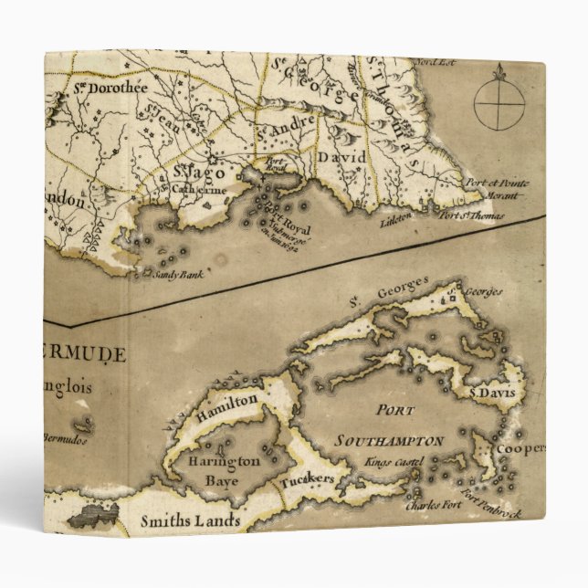 MAP: JAMAICA, 1767 BINDER (Front/Spine)
