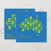 Map made of Aussie thongs (Front/Back)
