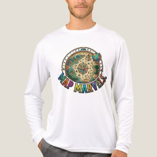 Map Marvels. – Adventure Cartography T-Shirt Desig Tri-Blend Shirt