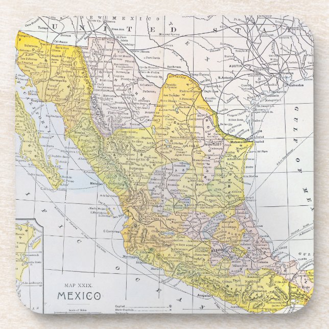 MAP: MEXICO COASTER (Front)