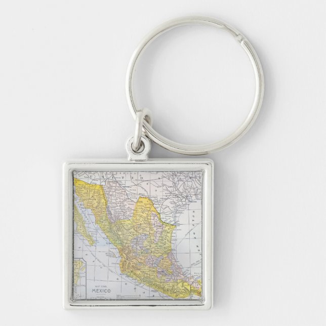 MAP: MEXICO KEYCHAIN (Front)