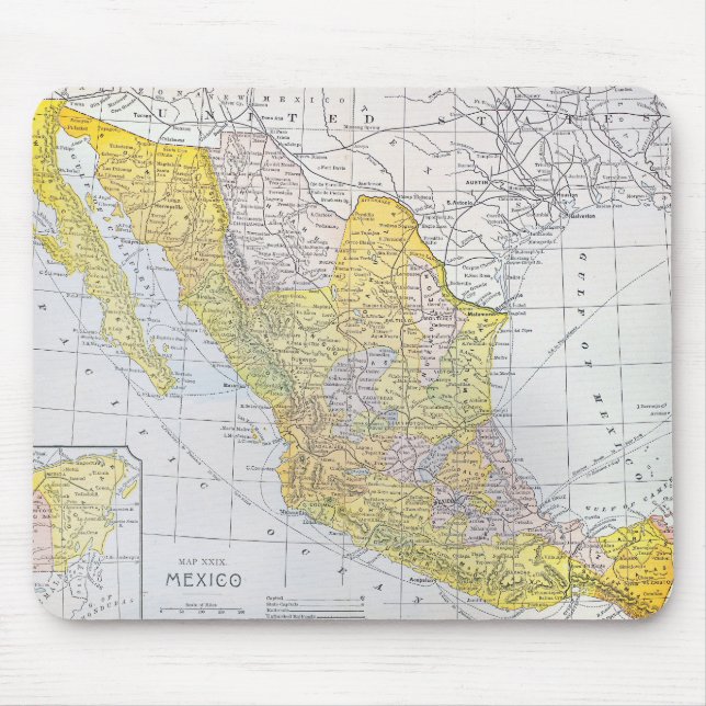 MAP: MEXICO MOUSE PAD (Front)