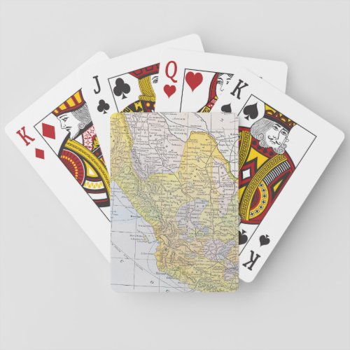 MAP MEXICO POKER CARDS