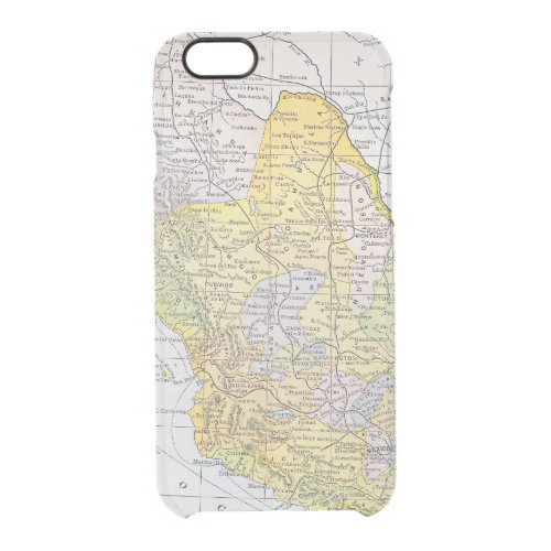 MAP MEXICO CLEAR iPhone 66S CASE