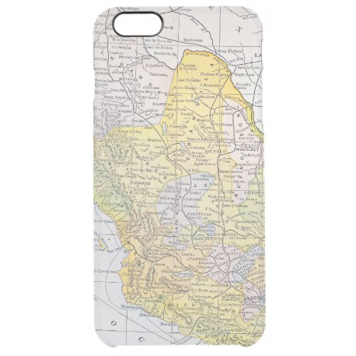 MAP MEXICO CLEAR iPhone 6 PLUS CASE