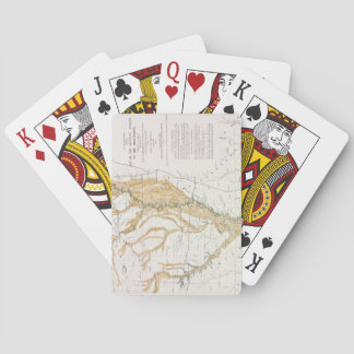 MAP: MISSISSIPPI RIVER, 1861 POKER CARDS
