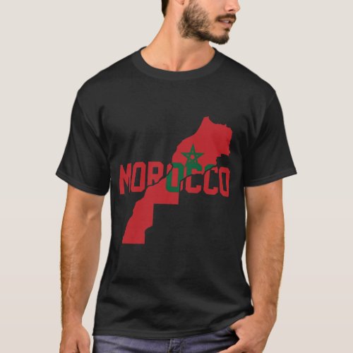map Morocco T_Shirt