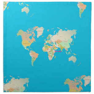 map napkin