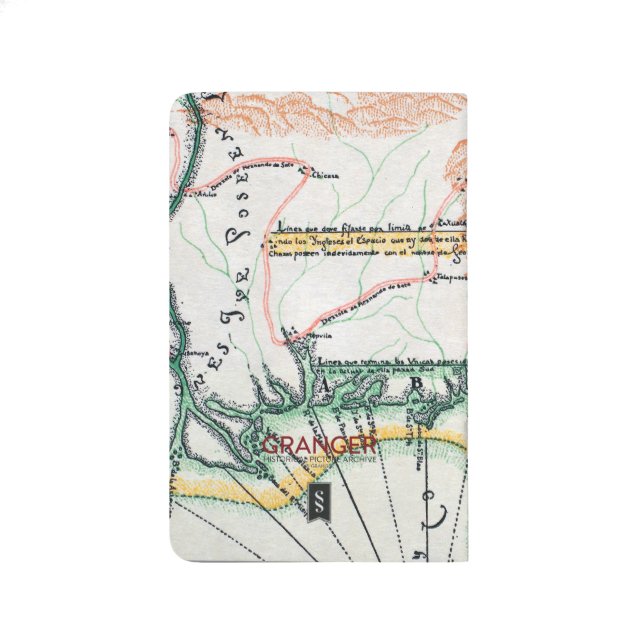 Map: North America, 1742 Journal (Back)