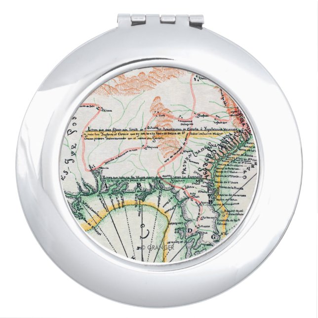 Map: North America, 1742 Mirror For Makeup (Front)