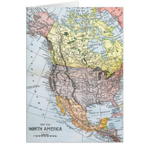 MAP: NORTH AMERICA, 1890