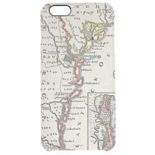 Map: North America, C1700 Clear iPhone 6 Plus Case