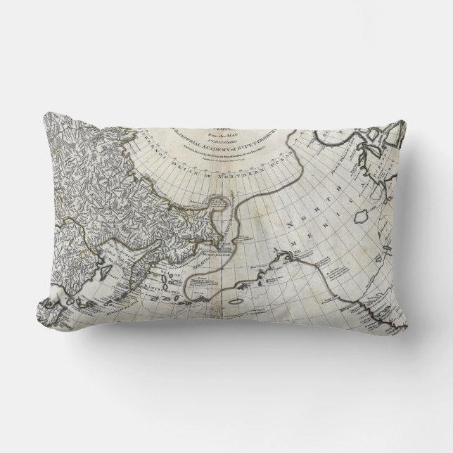 MAP: NORTH PACIFIC LUMBAR PILLOW (Front)