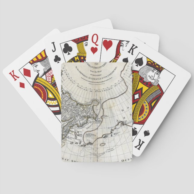 MAP: NORTH PACIFIC POKER CARDS (Back)