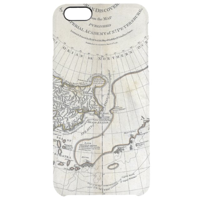 MAP: NORTH PACIFIC UNCOMMON iPhone CASE (Back)