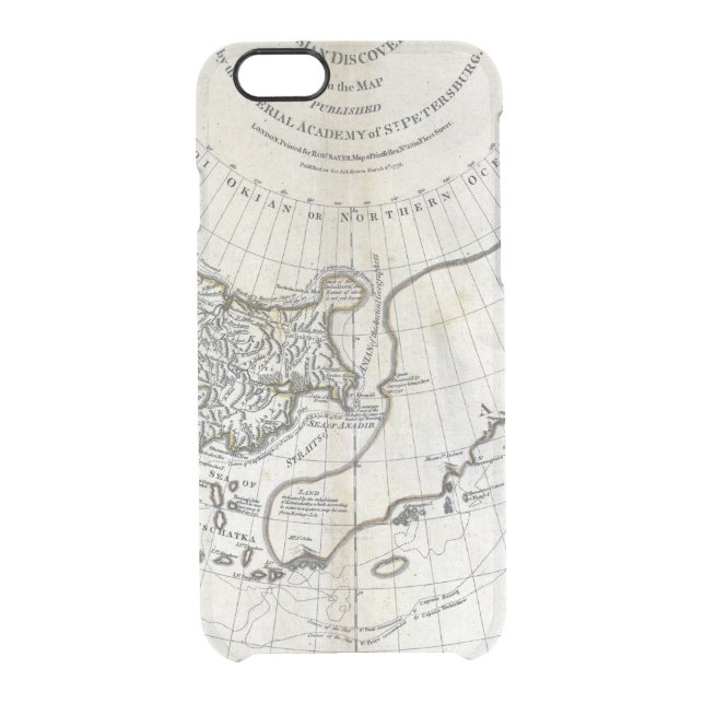 MAP: NORTH PACIFIC UNCOMMON iPhone CASE (Back)