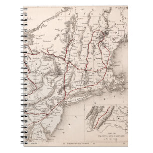Map: Northeast USA Notebook
