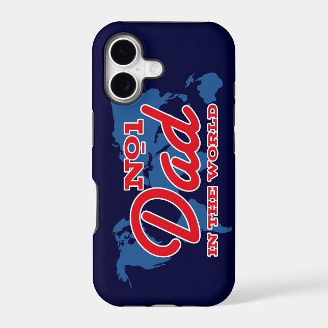 Map Number 1 Dad Iphone Case (Back)