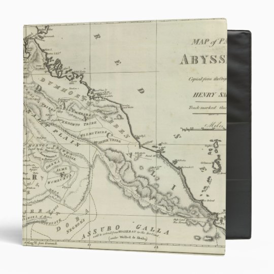 Map of Abyssinia Binder