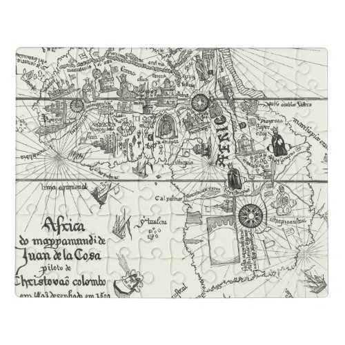 Map of Africa  1500 Jigsaw Puzzle