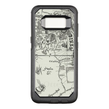 Map of Africa | 1500 OtterBox Commuter Samsung Galaxy S8 Case