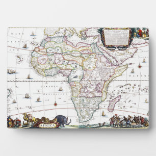 Map of Africa   1696 Plaque