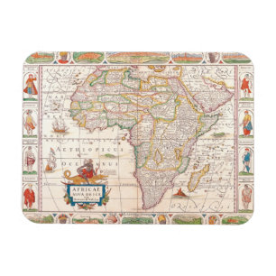 Map of Africa 2 Magnet