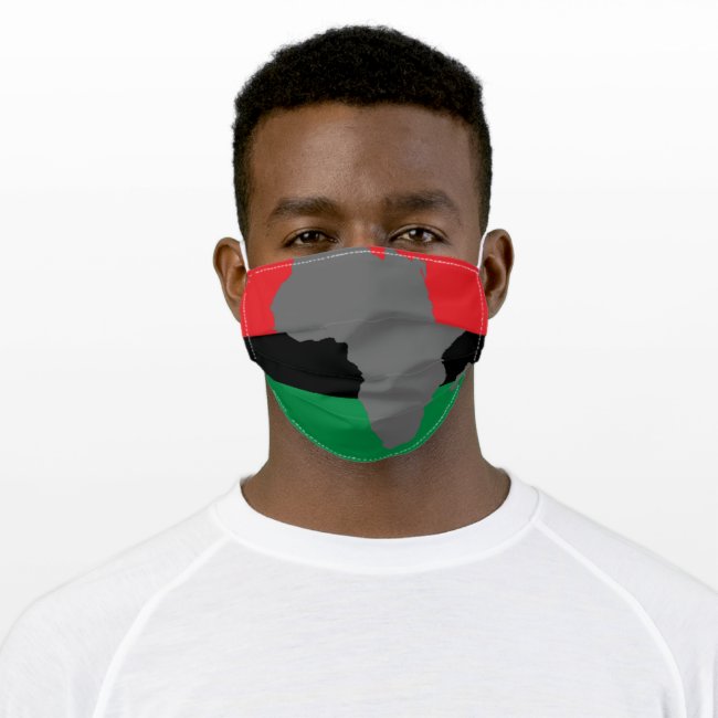 Map of Africa Adult Cloth Face Mask