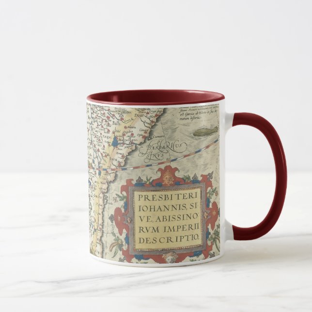 Map of Africa and the Arabian Peninsula Mug (Right)