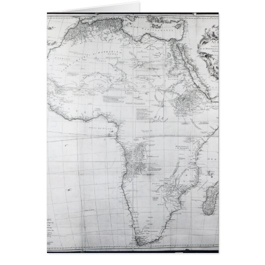 Map of Africa Cards (Front)