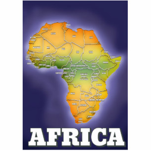 Map of africa cutout