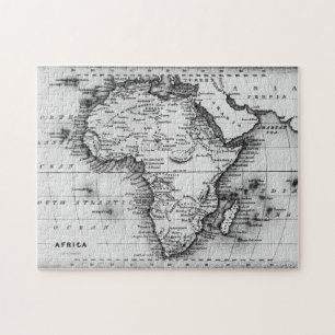 Map of Africa   Engraved by Thomas Stirling Jigsaw Puzzle