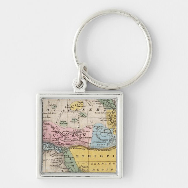 Map of Africa Keychain (Front)