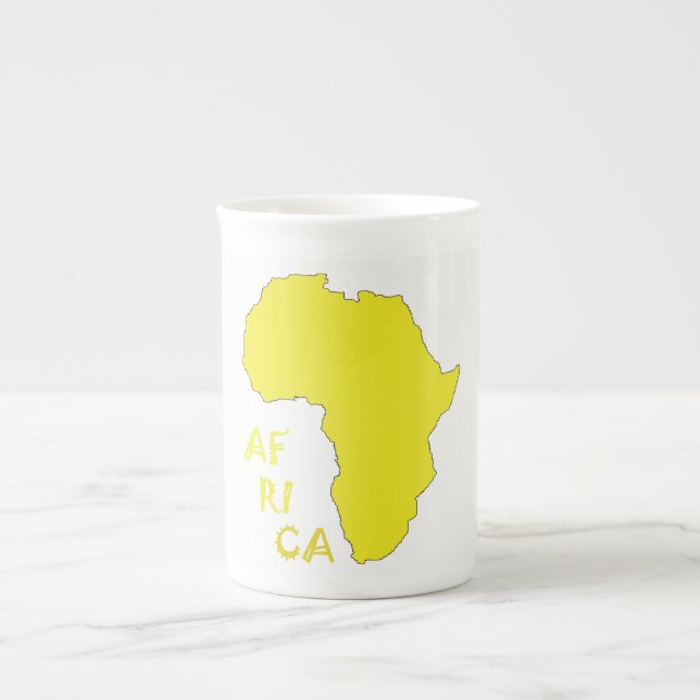 Map of Africa Mug (Front)