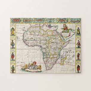 Map of Africa Nova Africa Jigsaw Puzzle
