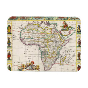 Map of Africa Nova Africa Magnet