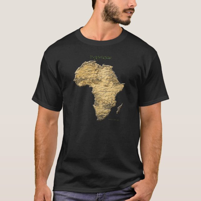 Map of AFRICA Series T-Shirt (Front)
