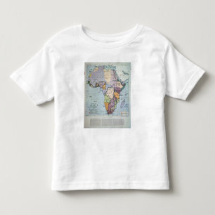 Map of Africa showing Treaty Boundaries, 1891 Toddler T-shirt