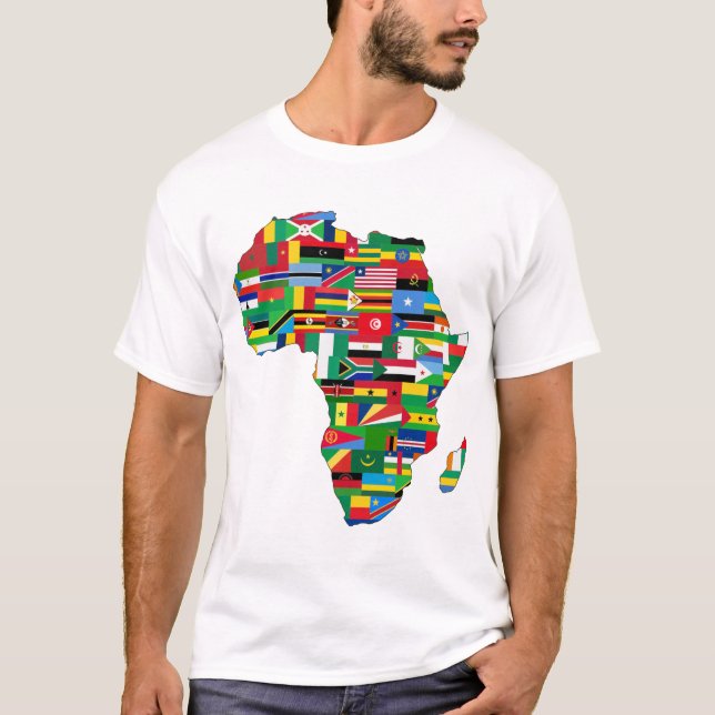 Map of Africa T-Shirt (Front)