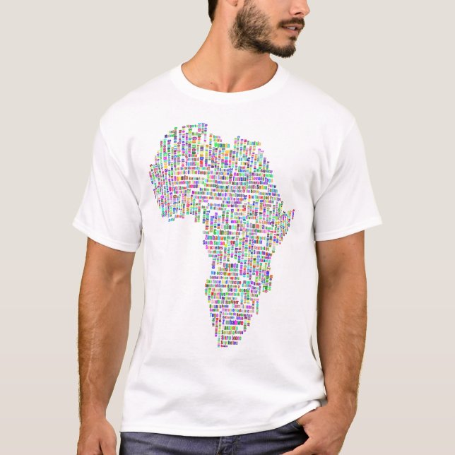 Map of Africa T-Shirt (Front)