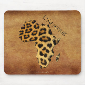Map of Africa, The Dark Continent Mouse Pad