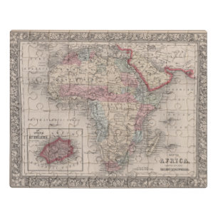 Map of Africa with St Helena Jigsaw Puzzle